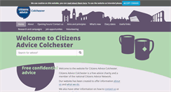 Desktop Screenshot of colchestercab.org.uk