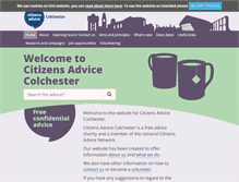Tablet Screenshot of colchestercab.org.uk